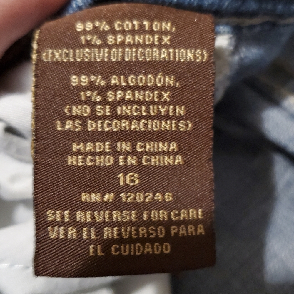 Vtg Women Foster Regular Jeans 16 Medium Wash Blue - Picture 5 of 8